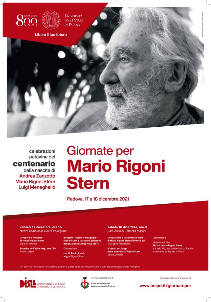 Giornate per Mario Rigoni Stern
