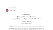 Reti culturali in contesti d’eccezione: strategie di resistenza degli intellettuali e della scrittura (CFP Roma-Sapienza)