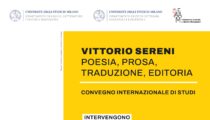 Vittorio Sereni: poesia, prosa, traduzione, editoria